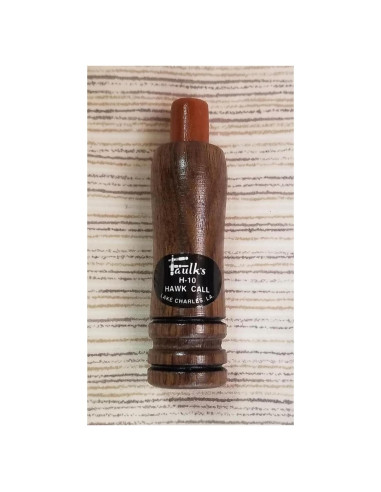 Llamador de Halcones Faulk H-10 de Madera, Efectivo para Caza