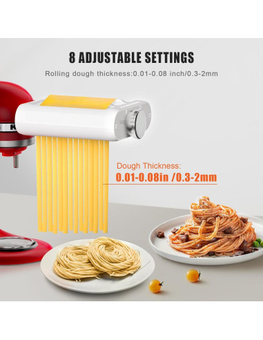 Accesorio 3 en 1 para Pasta KitchenAid CUNTENFAST - Acero Inoxidable