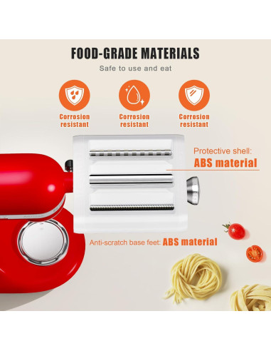 Accesorio 3 en 1 para Pasta KitchenAid CUNTENFAST - Acero Inoxidable