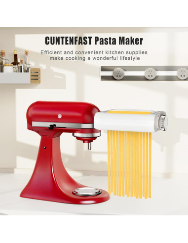 Accesorio 3 en 1 para Pasta KitchenAid CUNTENFAST - Acero Inoxidable