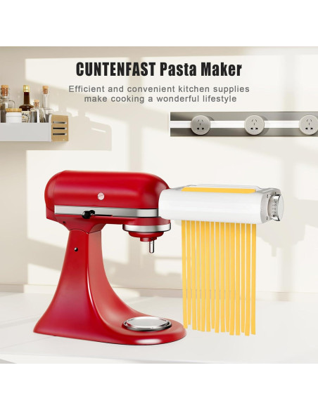 Accesorio 3 en 1 para Pasta KitchenAid CUNTENFAST - Acero Inoxidable