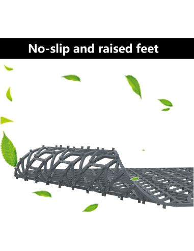 GUUKIN Alfombrilla de Silicona para Fregadero 73.66x39.05cm Gris