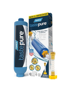 Filtro de Agua Camco Tastepure RV 40043 - Alto Flujo y Compacto