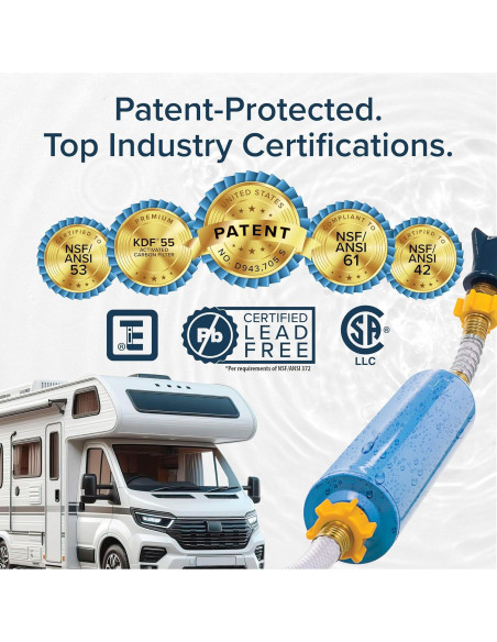 Filtro de Agua Camco Tastepure RV 40043 - Alto Flujo y Compacto