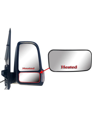 Espejo Convexo Calentado LONGLING para Mercedes Sprinter 2019+