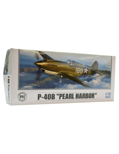 Kit de avión de plástico PH Premium Hobbies P-40B 1:72