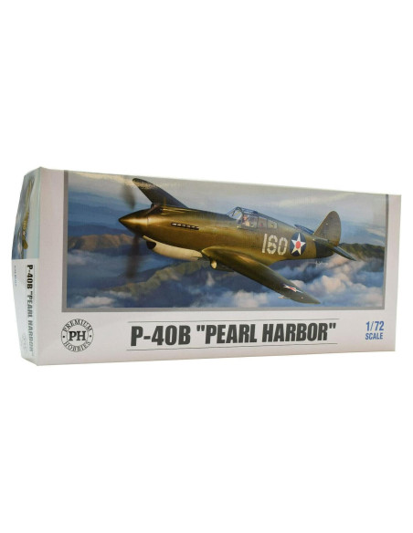 Kit de avión de plástico PH Premium Hobbies P-40B 1:72
