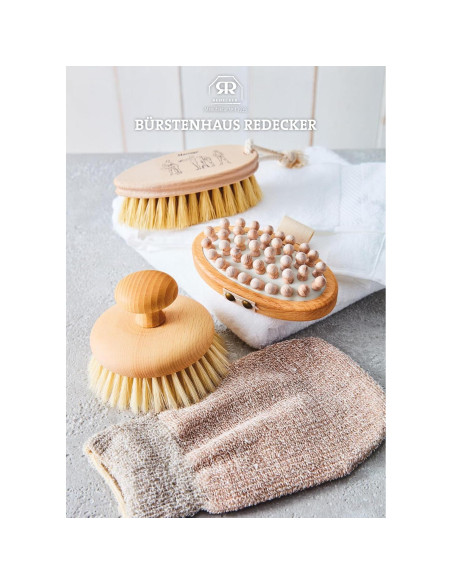 Cepillo de Masaje Redecker de Cerda Natural 9.84 cm