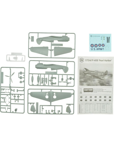 Kit de avión de plástico PH Premium Hobbies P-40B 1:72