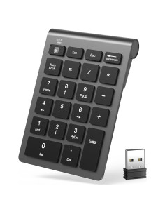 Teclado Numérico Inalámbrico LIANGSTAR RF22 22 Teclas