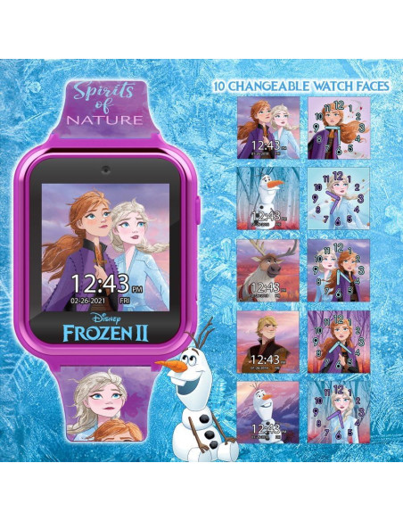 Reloj Inteligente Accutime Kids Frozen con Cámara 13.97-20.32 cm