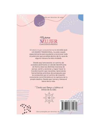Mi Diario Mujer Conscientemente (Spanish Edition)