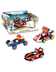 Coches de Juguete Carrera Pull & Speed 3 Mario Kart 1:43