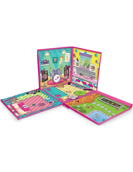 Barbie ZipBin Casa de Ensueño 40 Muñecas y Alfombrilla