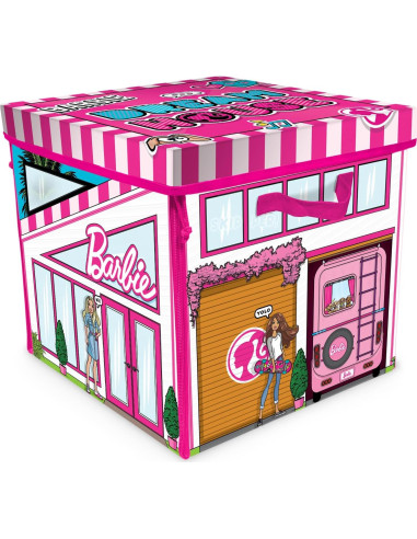 Barbie ZipBin Casa de Ensueño 40 Muñecas y Alfombrilla