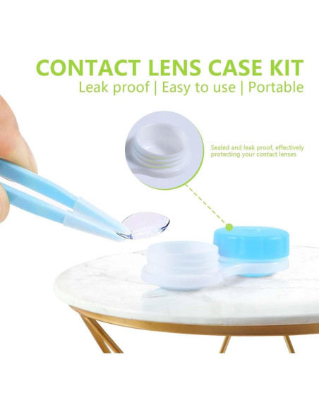 Estuche para Lentes de Contacto KISEER 24 Piezas Colorido