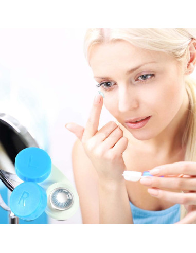 Estuche para Lentes de Contacto KISEER 24 Piezas Colorido