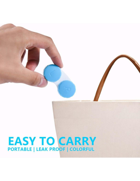 Estuche para Lentes de Contacto KISEER 24 Piezas Colorido