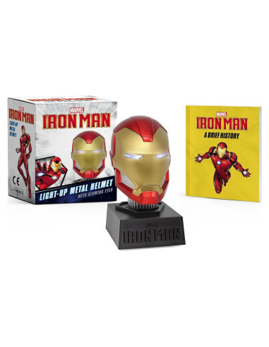Marvel: Iron Man Light-Up Metal Helmet: With Glowing Eyes (RP Minis)