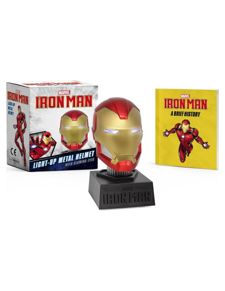 Marvel: Iron Man Light-Up Metal Helmet: With Glowing Eyes (RP Minis)
