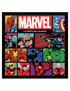 2025 Marvel Comics Wall Calendar