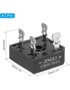 Diodo Rectificador PATIKIL 50A 1000V 2 Pcs Silicio 2