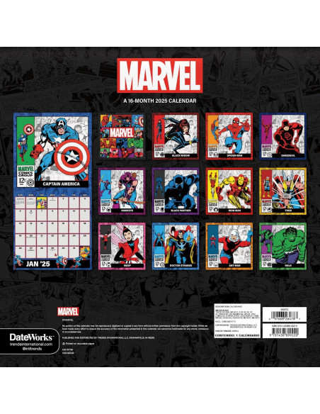 2025 Marvel Comics Wall Calendar 2025 Marvel Comics Wall Calendar