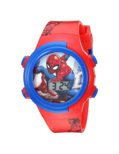 Reloj Digital Marvel Spider-Man para Niños - Correa Ajustable