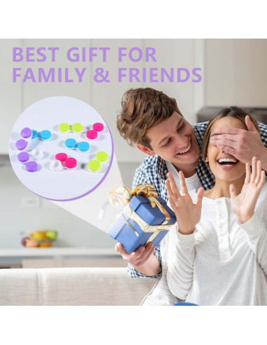 Estuche para Lentes de Contacto KISEER 24 Piezas Colorido