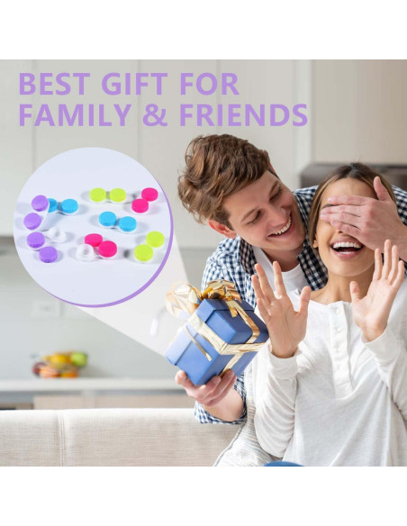 Estuche para Lentes de Contacto KISEER 24 Piezas Colorido