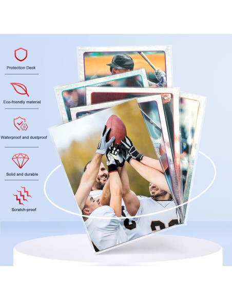 1000 Fundas Transparentes para Tarjetas Coleccionables Homthy