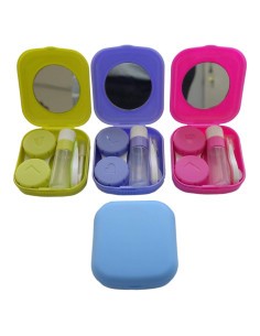 Kit Estuche Lentes de Contacto 4 Piezas Paper Pig Multi Color