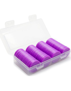 Juego de 100 Fichas de Plástico para Aprendizaje 25 mm 2