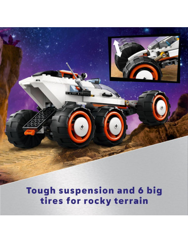 LEGO City Explorador Espacial Rover 60431 con 2 Minifiguras