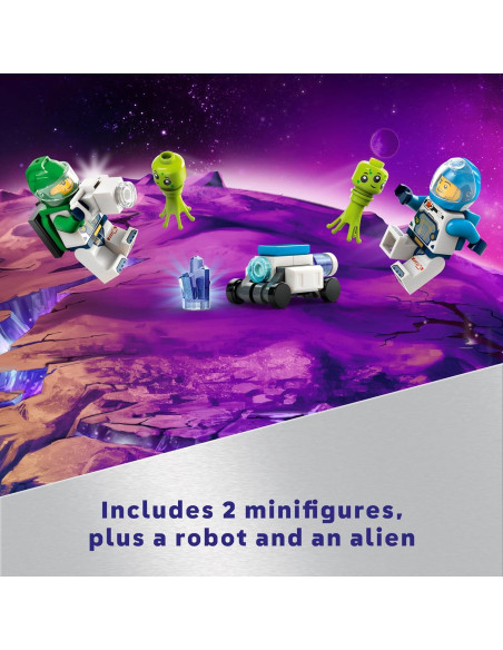 LEGO City Explorador Espacial Rover 60431 con 2 Minifiguras