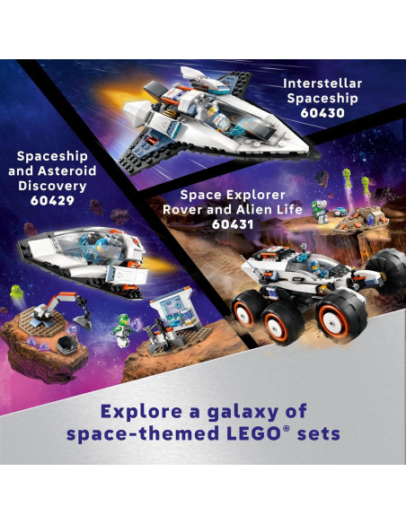 LEGO City Explorador Espacial Rover 60431 con 2 Minifiguras