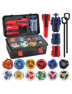 Juego de Trompos de Batalla Burst BananMelon 12 Trompos y 3 Lanzadores