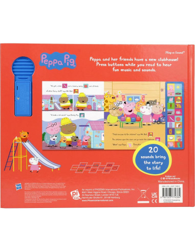 Peppa Pig - Peppa's Clubhouse 20-Button Sound Book - PI Kids