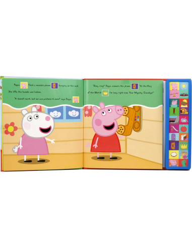 Peppa Pig - Peppa's Clubhouse 20-Button Sound Book - PI Kids
