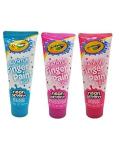 Pintura de Dedo para Baño Crayola Set de 3 Brillante