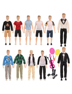 SOTOGO 31 Piezas Ropa de Muñeca 30 cm Accesorios Incluidos