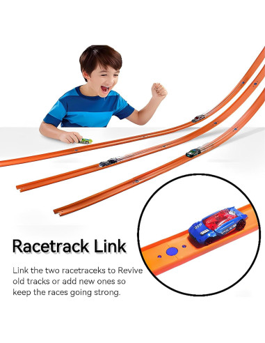 25 Conectores de Pista K TOMOTO para Hot Wheels | Repuestos