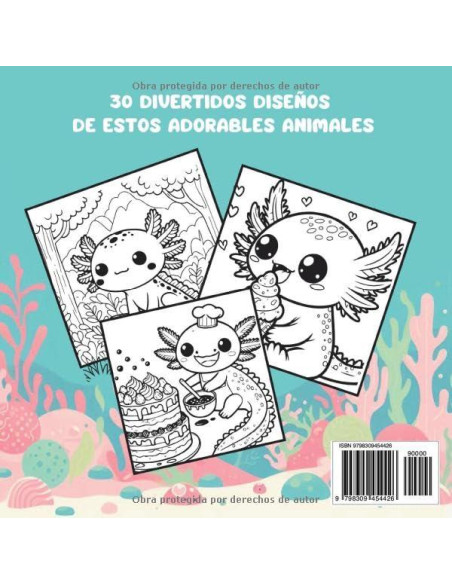 Ajolotes libro para colorear: 30 divertidos diseños de estos adorables animales del mar (Spanish Edition) Ajolotes libro para colorear: 30 divertidos diseños de estos adorables animales del mar (Spanish Edition)