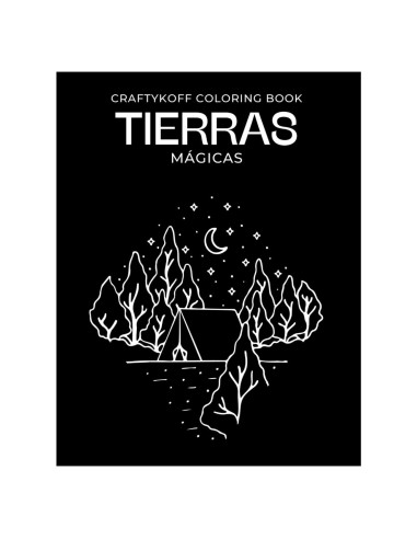 Tierras Magicas: Libro para colorear con paisajes (Craftykoff Coloring Book) (Spanish Edition)