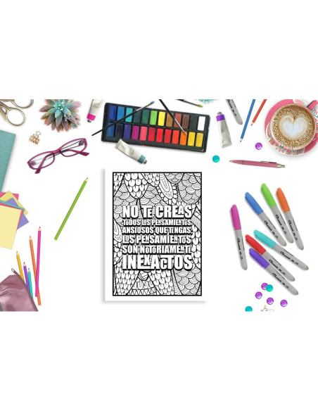 Ansiedad - Libro de colorear para adultos y adolescentes para reducir el estrés y las preocupaciones (Spanish Edition) Ansiedad - Libro de colorear para adultos y adolescentes para reducir el estrés y las preocupaciones (Spanish Edition)