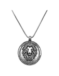 Colgante Religioso de Latón con Versículo Bíblico - 30 mm