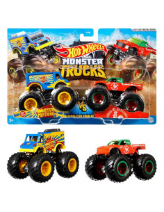 Hot Wheels Monster Trucks Paquete de 2 Duplicados Demolición 1:64