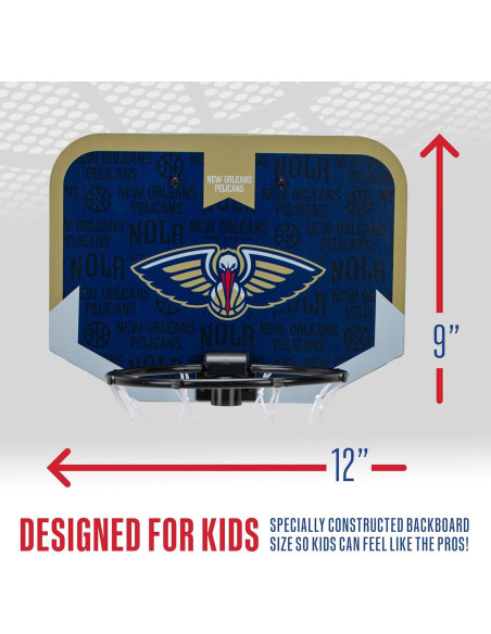 Aro Baloncesto Mini Franklin Sports NBA New Orleans Pelicans