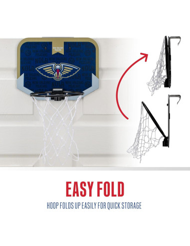 Aro Baloncesto Mini Franklin Sports NBA New Orleans Pelicans