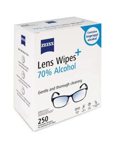 Toallitas de limpieza ZEISS 250 unidades con 70% alcohol 2